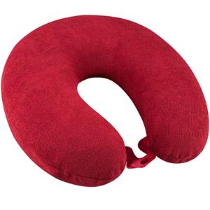 Travesseiro  para Pescoço Fibrasca My Travel 100% Poliéster com Fibra de Poliéster - Vermelho