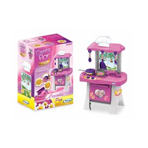 Cozinha Infantil Xalingo Pop Casinha Flor - Rosa