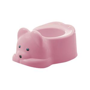 Penico Infantil Adoleta Urso 1,2L - Rosa Bebê