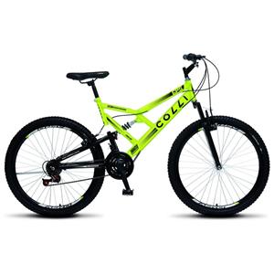 Bicicleta Aro 26 Colli GPS em Alumínio 21 Marchas com Kit Saiguan Quadro 18