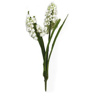 Planta Artificial Encanel Hyacinth Uva Branca - 26cm