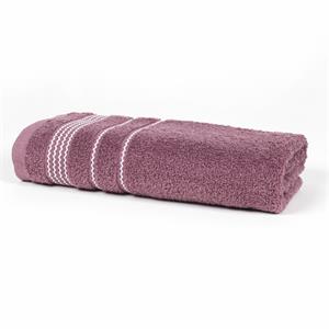Toalha de Banho Santista Home Design Chevron 100% Algodão - Ameixa