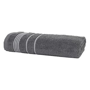 Toalha de Banho Santista Home Design Chevron 100% Algodão - Chumbo