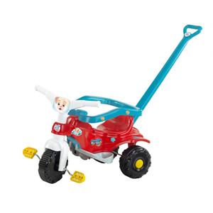 Triciclo Infantil Magic Toys Tico-Tico Pets com Pedal - Azul