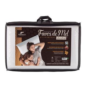 Travesseiro Fibrasca Favos de Mel Intense 4898 50% Algodão com Poliuretano