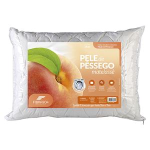 Travesseiro Fibrasca Pele de Pêssego Matelassê 4339 100% Poliéster com Fibra Siliconada