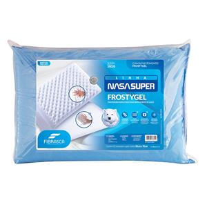 Travesseiro Fibrasca Nasa Super Frostygel 4406 100% Poliéster com Poliuretano