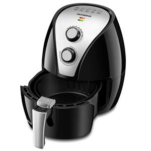 Fritadeira Elétrica Mondial Pratic Silver AF02 3L 1.270W Preta - 220V
