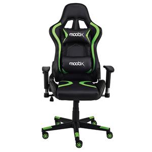 Cadeira Gamer Giratória Bela Magazine MoobX Thunder - Preto/Verde