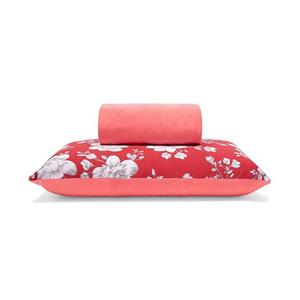 Jogo de Lençol Solteiro Bouton Basic Moema em Malha Penteada com Elástico 100% Algodão 2 Peças - Vermelho