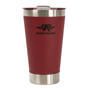 Copo Térmico Bravo Racing 473ml em Aço Inox com Tampa - Vinho