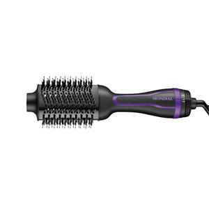 Escova Secadora Alisadora Modeladora Mondial Black Purple ES08 1.200W - 220V