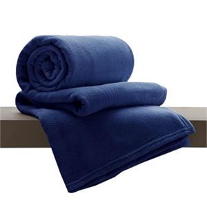 Manta Casal Corttex Home Design Lisa 100% Poliéster - Cores Sortidas