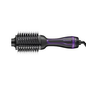 Escova Secadora Alisadora Modeladora Mondial Black Purple ES08 1.200W - 110V