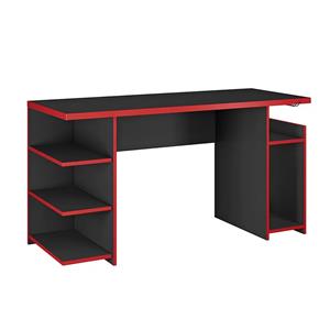 Mesa Gamer Notável NT2065 - Preto/Vermelho