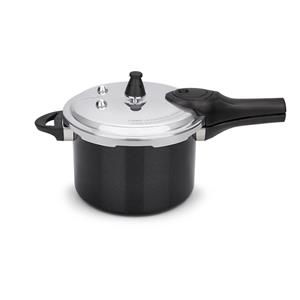 Panela de Pressão Brinox Pressure em Alumínio Fundo de Indução 4,2L - Preta
