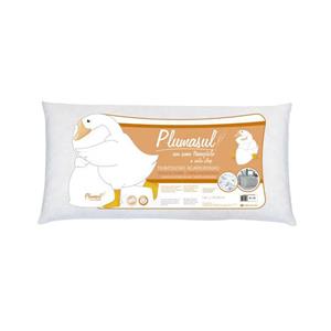 Travesseiro Plumasul Toque de Pluma 233 Fios 100% Algodão com Fibra Siliconada - 50x90cm