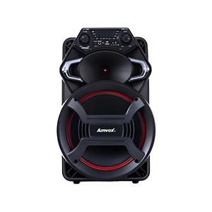 Caixa de Som Amplificada Amvox ACA 550 Strondo II com LED Bluetooth USB 550W Preta - Bivolt