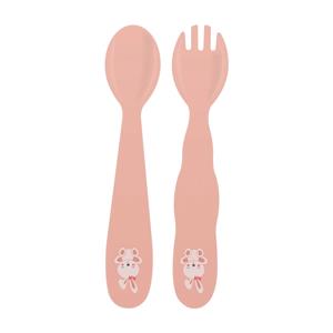 Jogo de Talheres Infantil Tramontina Le Petit 2 Peças - Rosa