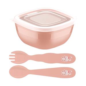 Jogo Infantil Tramontina Le Petit 3 Peças - Rosa